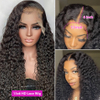 13x6 Deep Wave Lace Frontal Human Hair Lace Front Wigs for Women