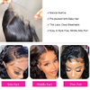 Angelbella 2022 New Upgrade High Quality Body Wave HD Swiss Lace Frontal 13x6 Glueless Invisible HD Lace Frontal