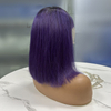 Angelbella Wholesale 10" 12" 14” Short Bob Wigs Brazilian Straight Human Hair Wigs With Bangs 100% Remy Human Hair Wigs