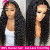 Pre Plucked Hd Swiss Transparent Lace Closure Human Hair Wig