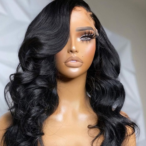 Wholesale 13x6 Hd Human Hair Lace Front Wig Wholesale Cuticle Aligned Raw Hair Wig 18 Inch Body Wave 13*4 Frontal Lace Wig