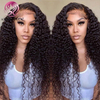  AngelBella DD Diamond Hair Brazilian Virgin Human Hair Jerry Curly HD Lace Front Wigs For Black Women