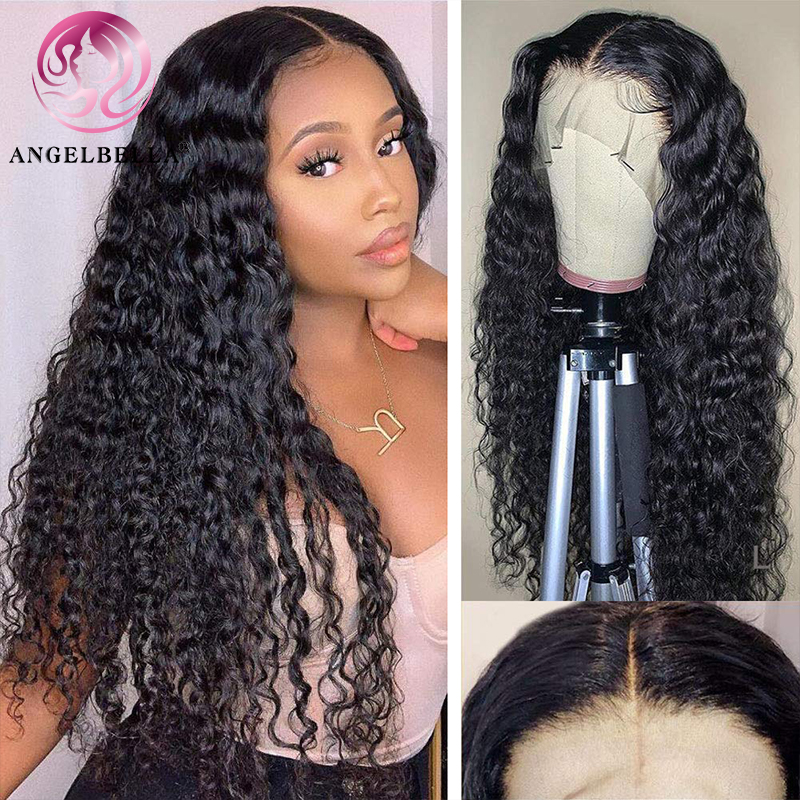 Angelbella DD Diamond Hair Products Human Hair Deep Wave 18 20 22 Inch Brazilian Natural Hair Weave Bundles