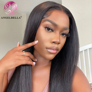 Angelbella Queen Doner Virgin Hair 13x6 Raw Human Hair HD Lace Front Wigs