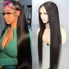 AngelBella Glory Virgin Hair 1B# 13x4 Straight Brazilian Lace Front Human Hair Wigs