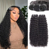 AngelBella Wholesale Price Brazilian Human Hair Vendor Curly Wave Extensions Double Drawn Human Hair Bundles for Black Women