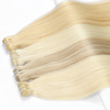 Tied Weft Cuticle Wholesale 100% Raw Virgin Hair Hand Tied Weft Cuticle Aligned Bone Straight Quality Dyed Natural Style