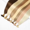 AngelBella Wholesale I-tip Hair Extensions Cuticle Aligned Bone Straight I-tip Hair Extensions 100% Raw Virgin Human Hair
