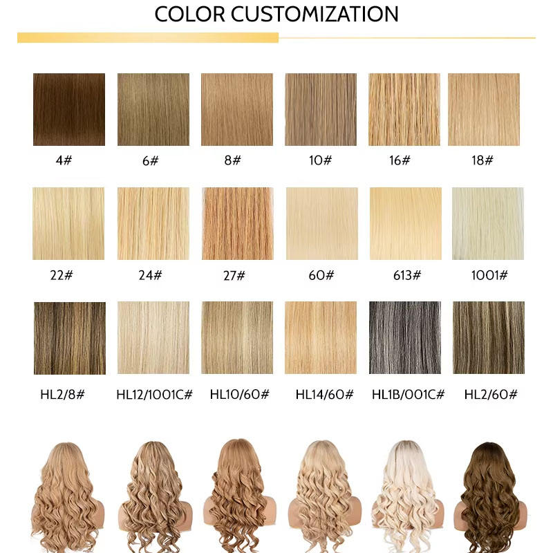 AngelBella Full Shine Genius Weft Hair Extension Human Hair 20 Inch Blonde Human Hair Weft Color Ash Blonde Highlight Bleach Blonde Hair Extensions Real Human Hair Hand Tied Weft