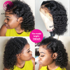 Deep Wave Bob 13x4 Lace Front Human Hair Wigs for Black Women Pre pluck Glueless