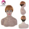 100% Human Hair Short Wigs for Black Women 8 Inch Straight Hair Wig 