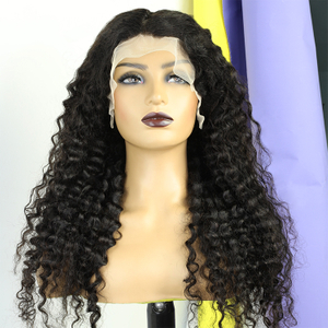 13x4 LACE FRONT WIG DEEP CURLY 150% DENSITY PRE-PLUCKED