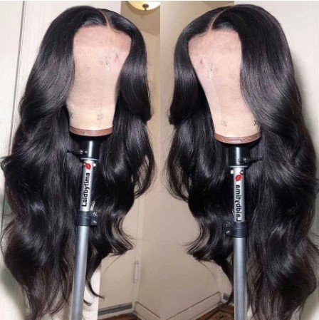 Body Wave Human Hair 13x6 Transparent Lace Front Wigs