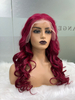 Burgundy 99J Red Color Body Wave Wig Lace Front Wigs