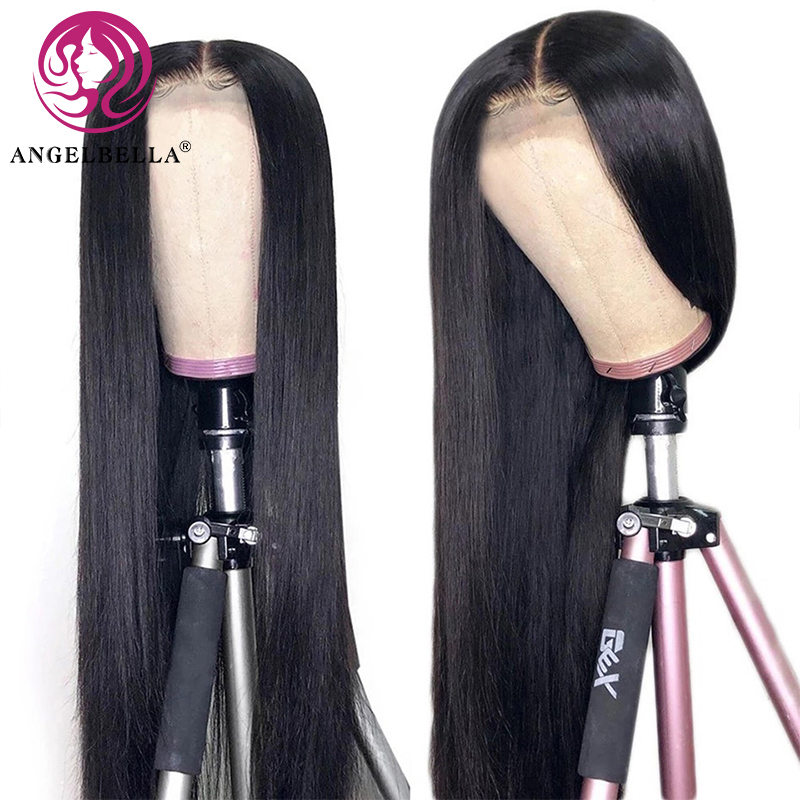 AngelBella Queen Doner Virgin Hair Angelbella 13X4 Full Transparent Hd Lace Frontal Raw Human Hair Wig