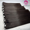 Angelbella Queen Doner Virgin Hair Straight Natural 1B# Raw Cuticle Aligned Human Hair Waves Bundles