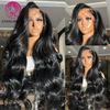 AngelBella Queen Doner Virgin Hair 13X4 Body Wave Raw Cuticle Aligned Hair Transparent Glueless Full HD Lace Wigs