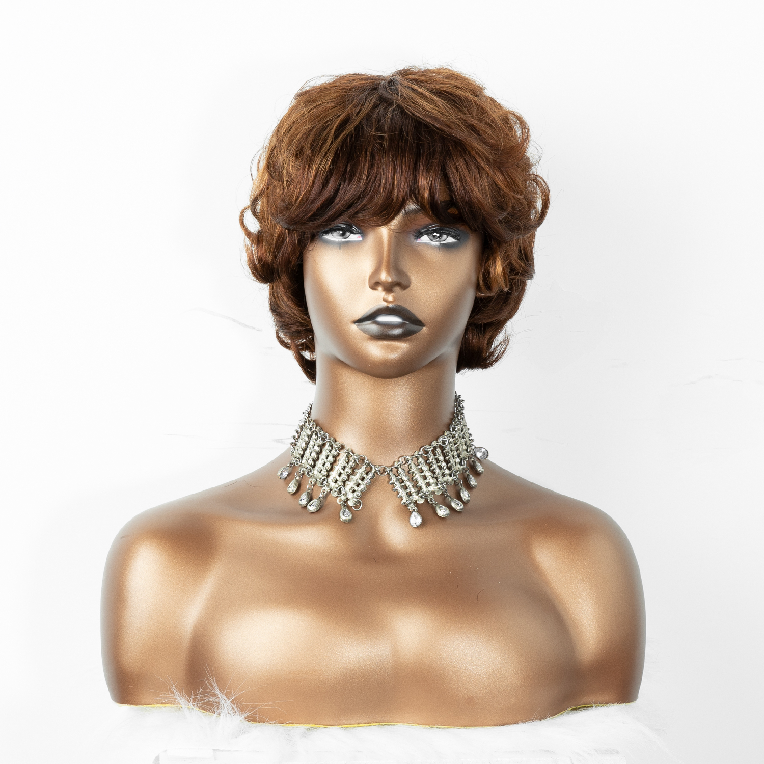  AngelBella DD Diamond Hair New Style Short Bob Wig Factory Price Natural Wave Kinky Curl Loose Curl Styles Brazilian Hair Machine Made Wigs For Black Women