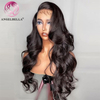 AngelBella DD Diamond Hair Body Wave Lace Front Wig Human Hair Glueless 13X4 HD Lace Wigs