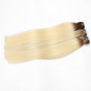 Wholesale 100% Raw Virgin Human Hair Hand Tied Weft Cuticle Aligned Bone Straight Quality Dyed Natural Style Softness Advantage