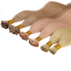 Wholesale I-tip Hair Extensions Cuticle Aligned Bone Straight I-tip Hair Extensions 100% Raw Virgin Human Hair
