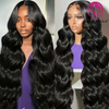 Wholesale 220% Density Virgin Remy HD Glueless Human Hair Lace Frontal Wigs Body Wave Lace Front Wig for Black Women