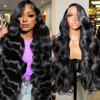 AngelBella Wholesale Brazilian Lace Front Wigs 13x4 180% Density Transparent Loose Wave Human Hair Wig for Women