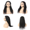 Wholesale High Quality 30 Inch 13x4 Human Hair Wig Transparent Swiss Lace Deep Wave Glueless Lace Frontal Hair Wigs