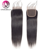 Bone Straight Hair Lace Closure Sew in Side Part Straight Hair Closure with Baby Hairs