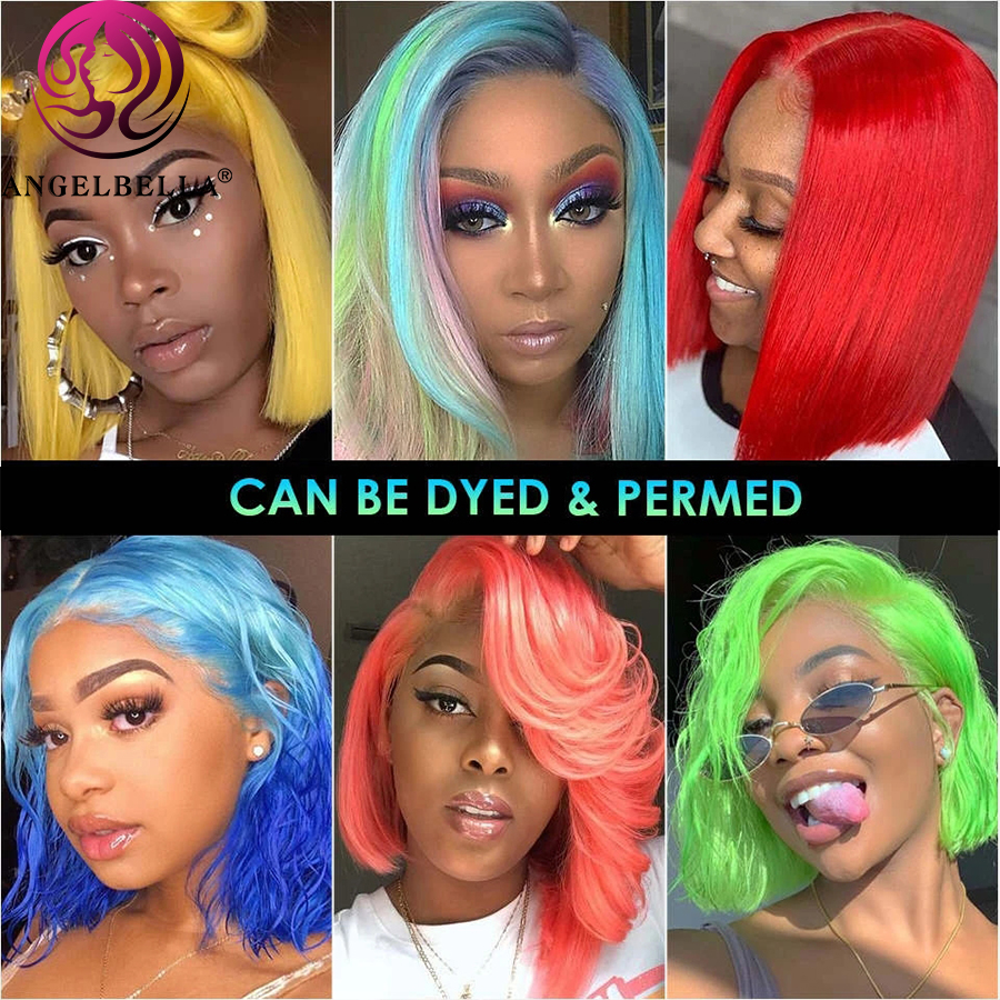 613-Blonde-13x1-Lace-Closure-Wig-Straight-Glueless-Pre-Plucked-Human-Hair-Brazilian-Short-Bob-T