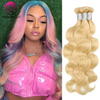 Cheap Affordable 613 Blonde Remy Blonde Human Hair Bundles