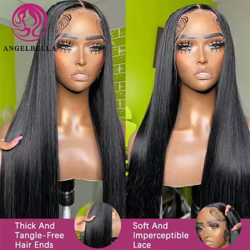 AngelBella Queen Doner Virgin Hair Raw Vietnamese Hair Glueless Full Lace Front Wigs