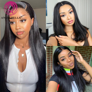 AngelBella Queen Doner Virgin Hair 13X4 Transparent Raw Human Hair Transparent Hd Lace Wig