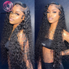 AngelBella DD Diamond Hair 13X4 HD Water Wave Lace Frontal Wig Good Quality Lace Front Wigs Human Hair