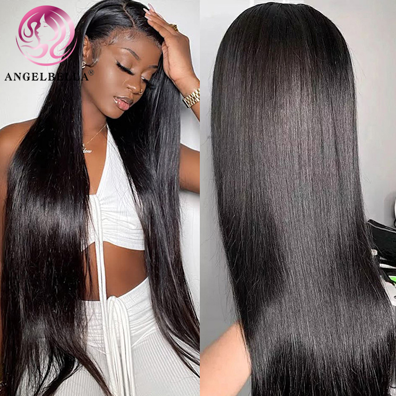 AngelBella DD Diamond Hair HD Lace Best Lace Front Wig Real Human Hair Lace Frontal Wigs