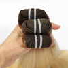 Wholesale 100% Raw Virgin Human Hair Hand Tied Weft Cuticle Aligned Bone Straight Quality Dyed Natural Style Softness Advantage