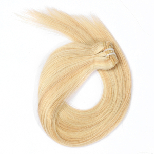 AngelBella Brazilian Hair Weft Bone Straight 100% Raw Virgin Cuticle Aligned Soft Hand Tied Styles Dyed Light Color Natural