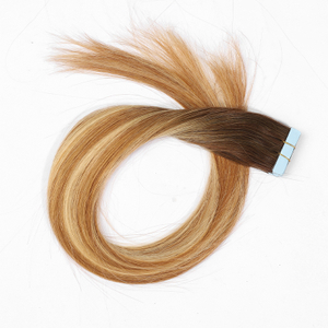 AngelBella Wholesales Tape in Hair Extensions 100% Raw Virgin Cuticle Aligned Hair With Scales Bone Straight Tape in Hair