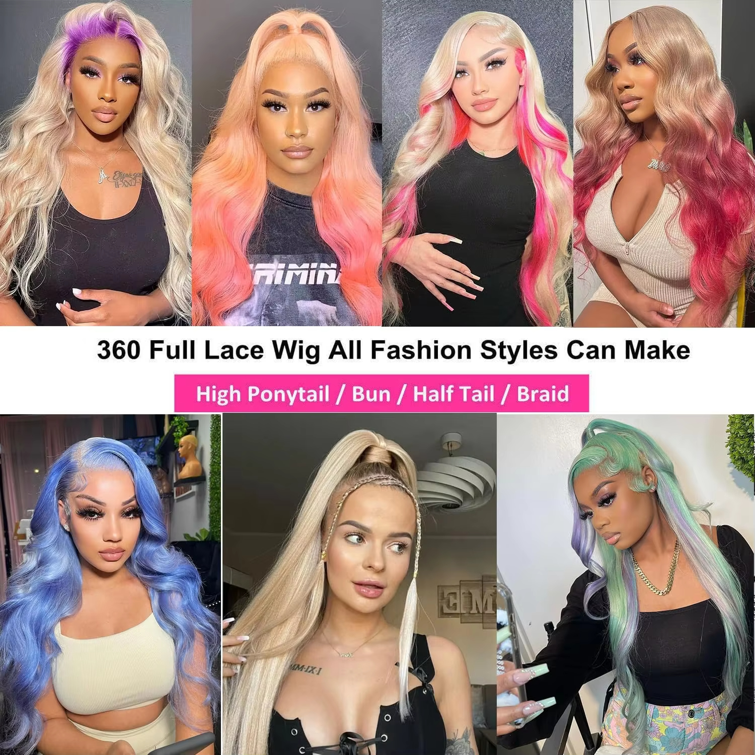  Angelbella High Quality 180% Density 30 Inch Glueless Body Wave Lace Front Wig Vendors 613 Blonde Human Hair Wigs for Black Women