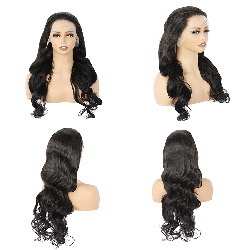 AngelBella Wholesale Brazilian Lace Front Wigs 13x4 180% Density Transparent Loose Wave Human Hair Wig for Women