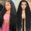 AngelBella Wholesale Brazilian 13x4 Transparent Lace Front Wig Glueless Deep Wave Lace Frontal Wigs for Black Women