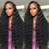 Factory Wholesale Glueless Human Hair Lace Front Wigs Human Hair 13X6 HD Swiss Water Wave Lace Frontal Wig for Black Women