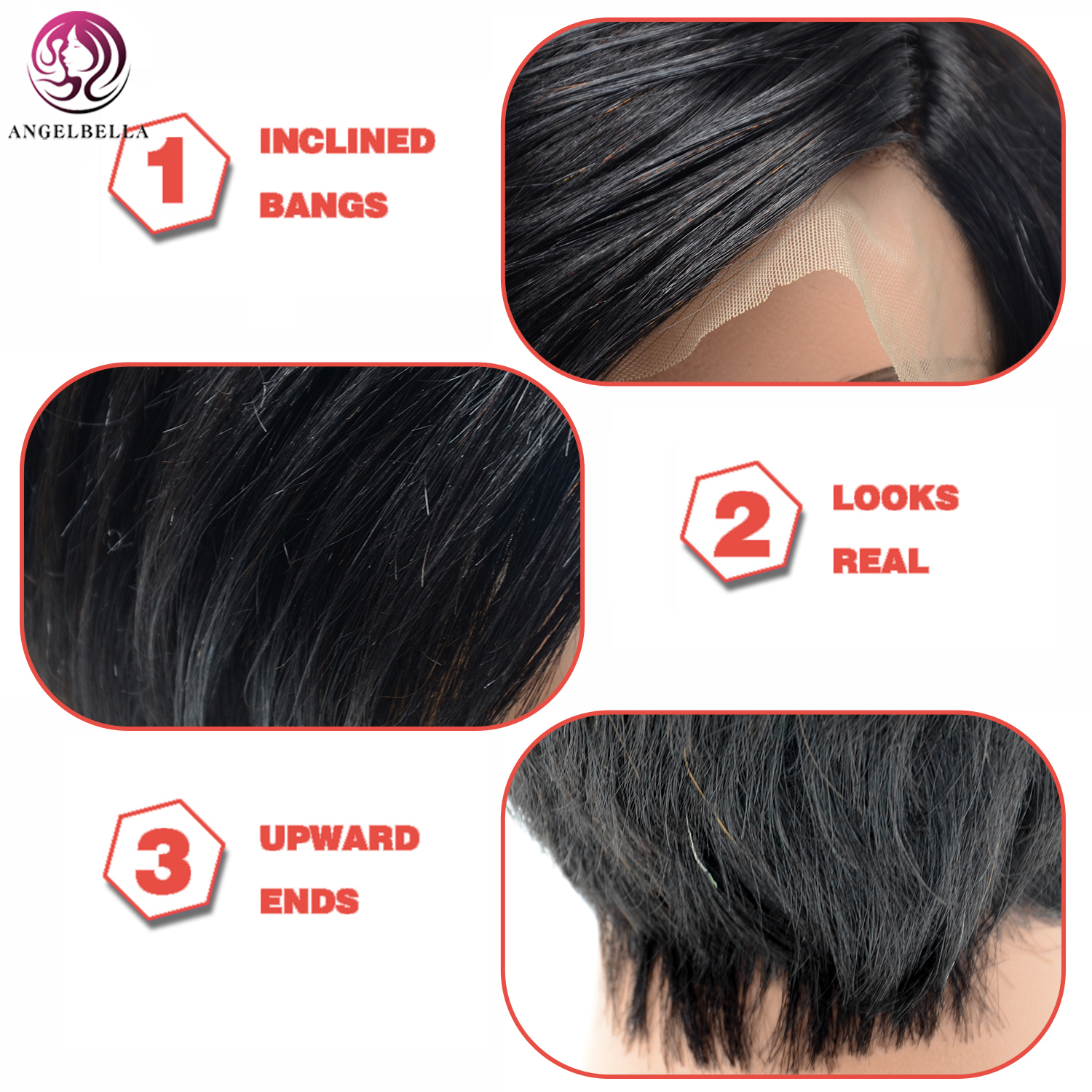 Wholesale Remy Hair Short Lace Front Wig 13x4 Side Parting Short Human Hair Front Lace Wig 