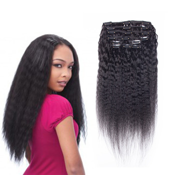 Microlinks Kinky Straight Hair Bundles Kinky Straight Human Hair for Crochet