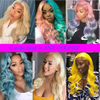 Blonde Lace Front Wigs Human Hair 20 inch Glueless Wig 13X4X1 T Part Transparent Lace Wig