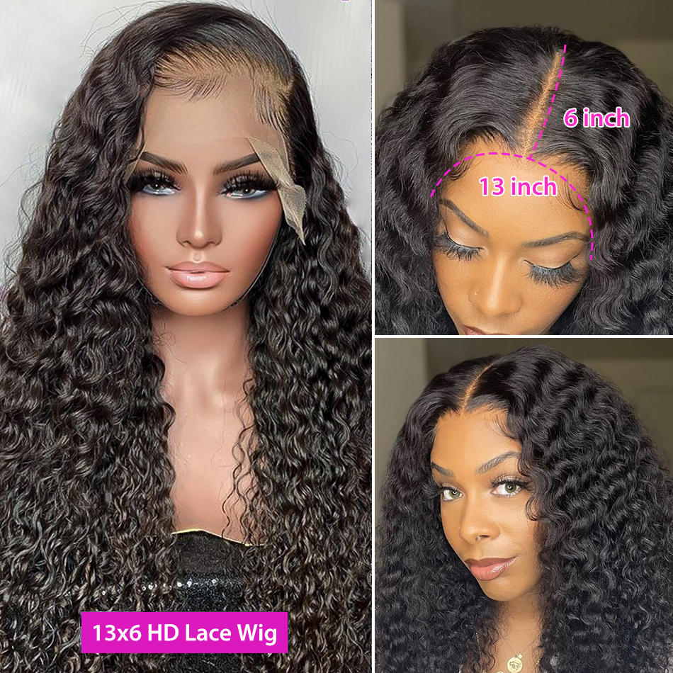 13x6 Transparent Lace Frontal Hd Lace Front Human Hair Wig