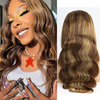 Highlight Wig Human Hair Body Wave Lace Front Wigs