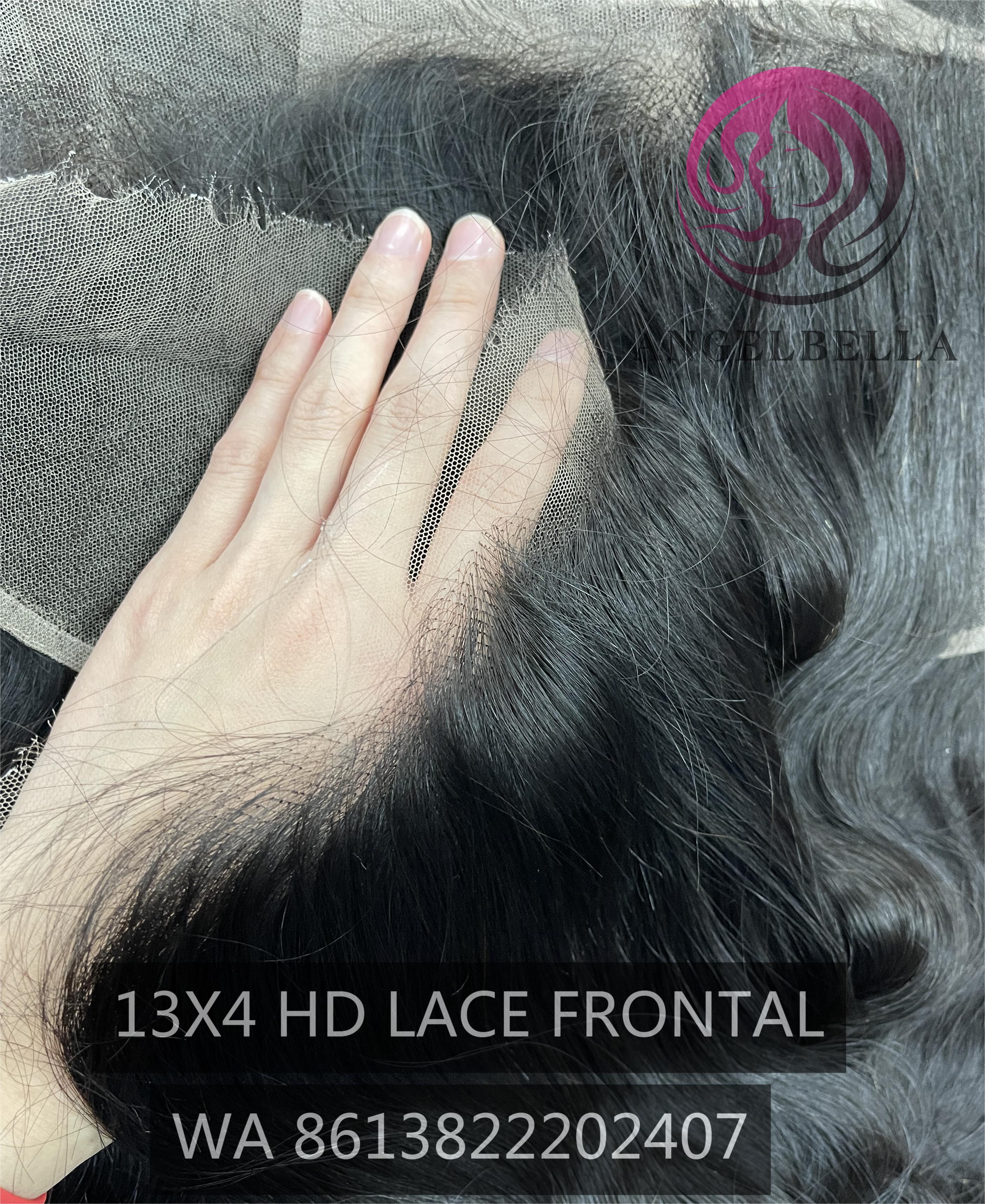 Straight 30 32inch Lace Frontal with Human Hair Bundles Wholesale