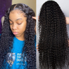 Honey Blonde And Black Lace Front Frontal Brazilian Deep Wave Lace Front Wig