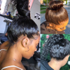 Breathable 360 Lace Wig Pre Plucked Lace Frontal Wig